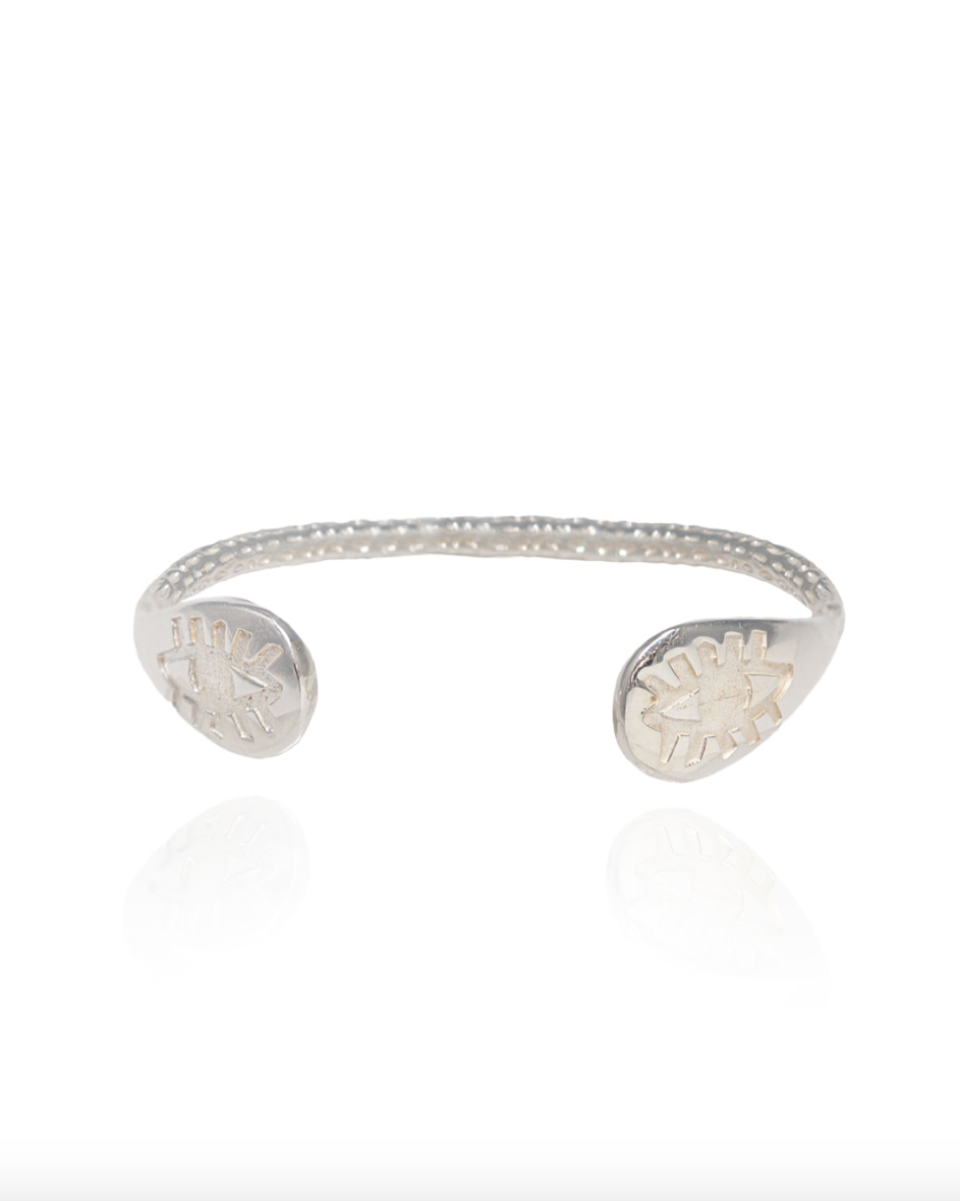 DELIAN LARGE CUFF SILVER