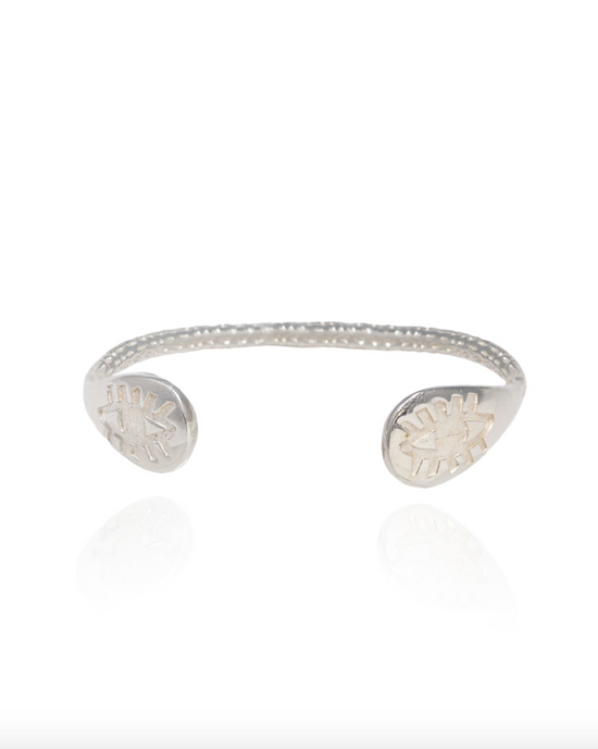 DELIAN LARGE CUFF SILVER