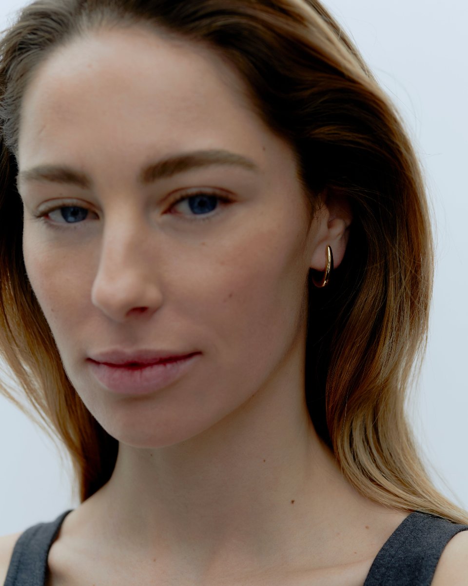 Dualism Sculptural earrings by Ragbag