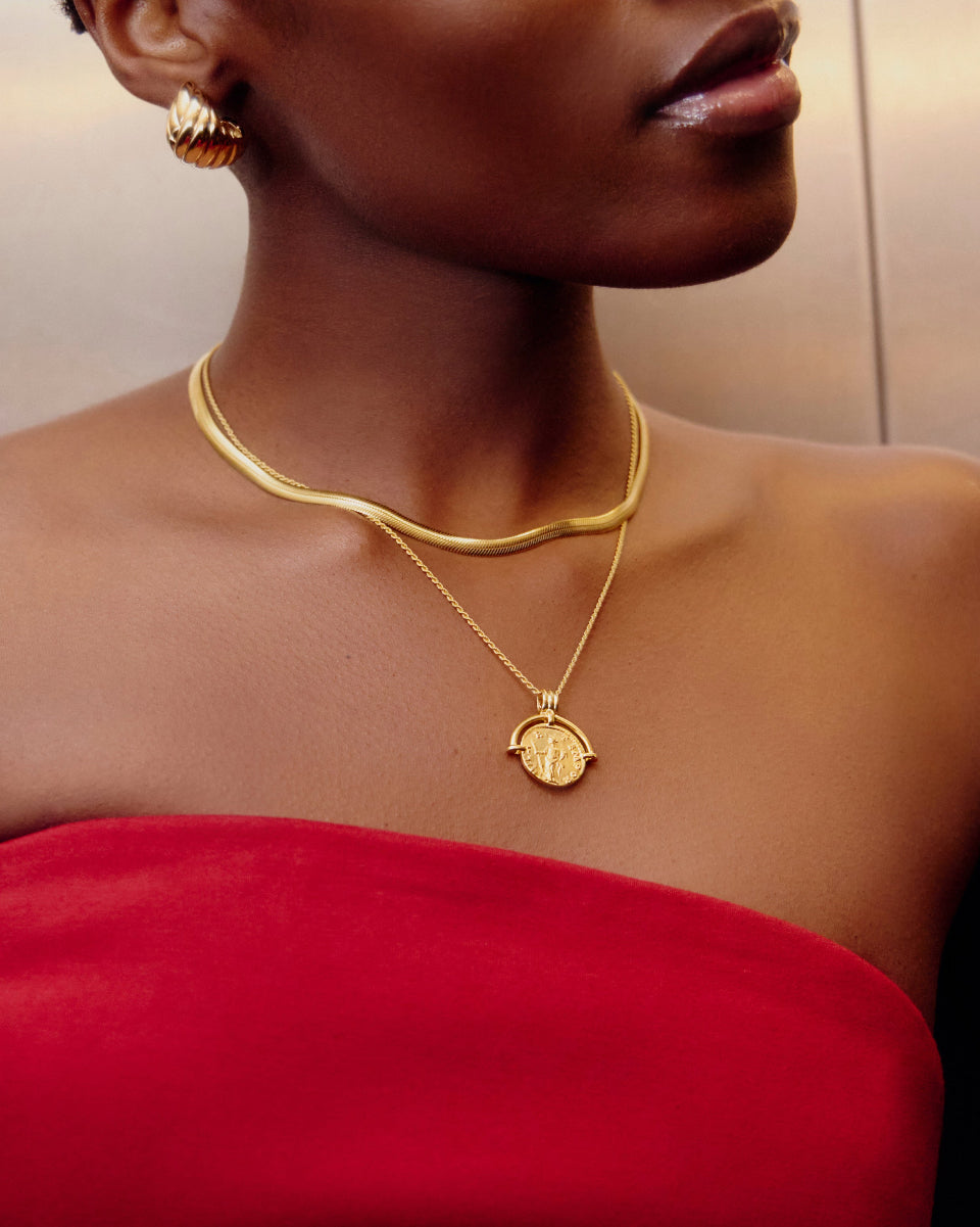 LUCY WILLIAMS ROMAN ARC COIN NECKLACE missoma
