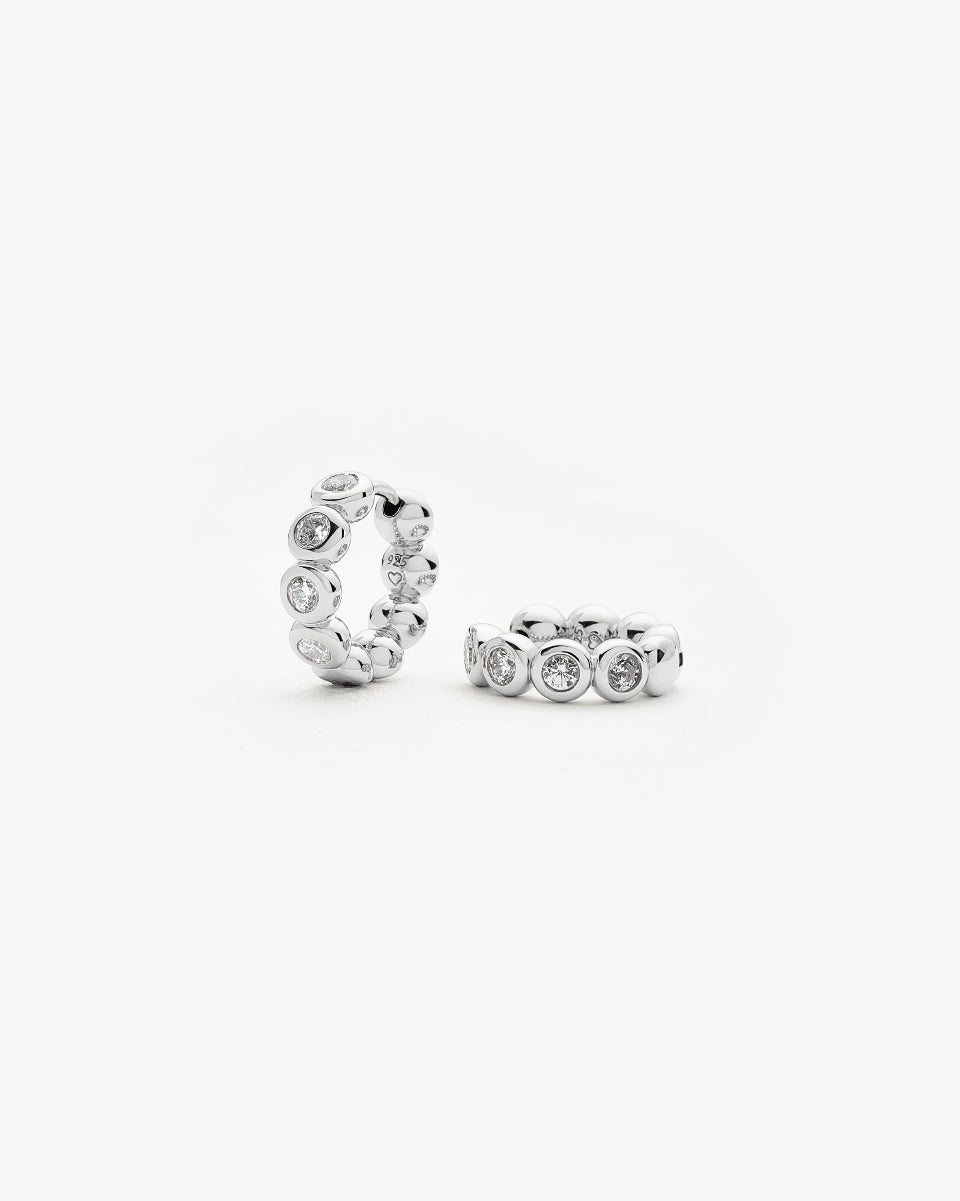 MISSOMA TENNIS HOOPS SILVER