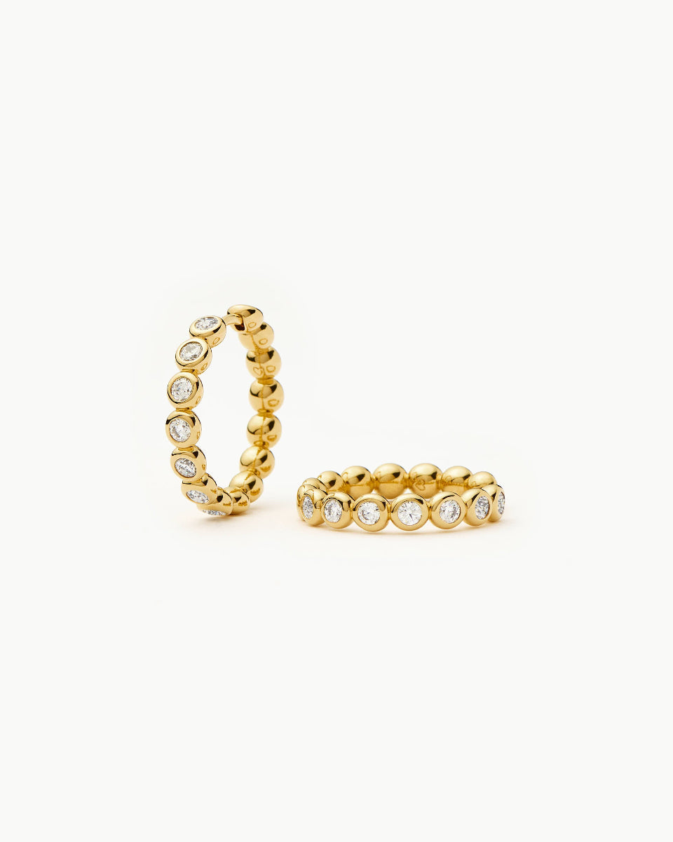 Missoma Tennis Classic Hoop earrings