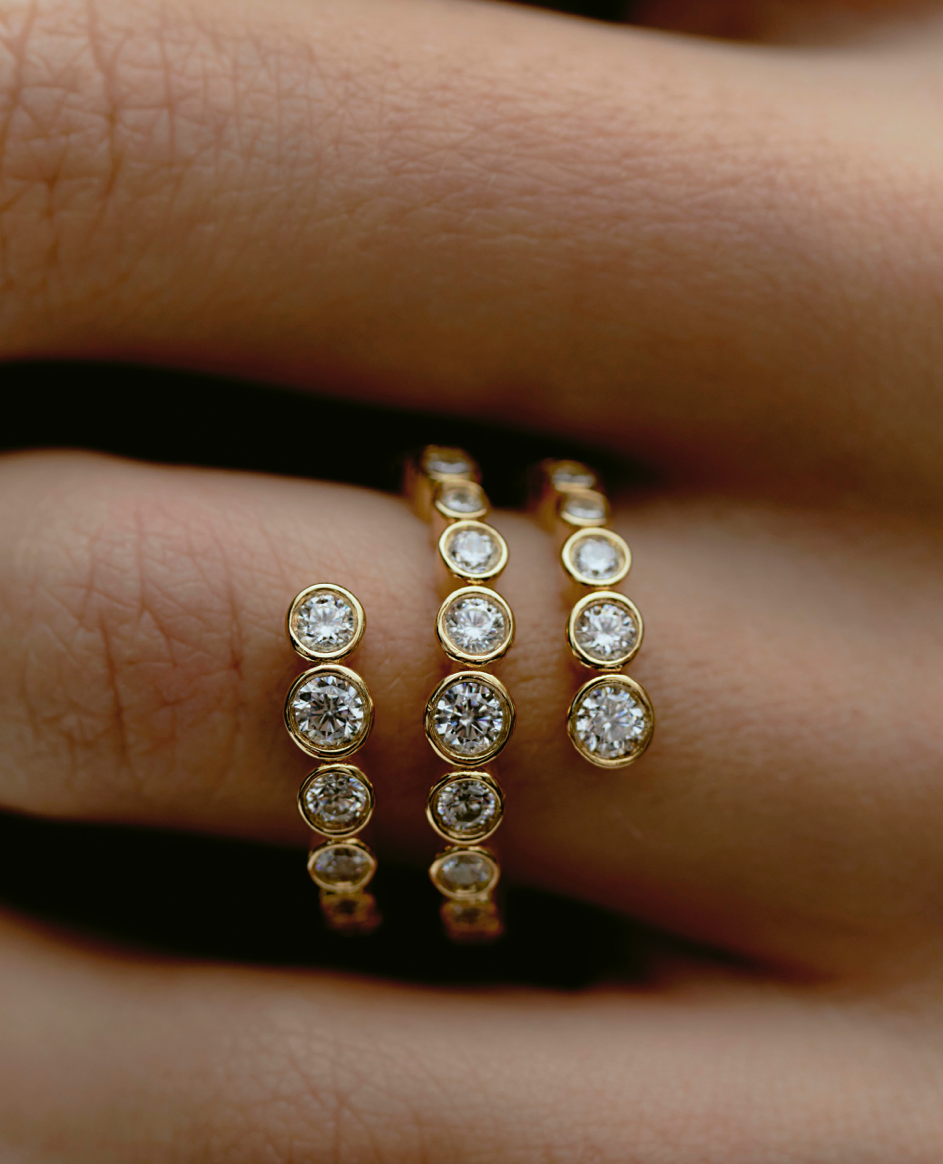 Odette Spiral ring by ragbag