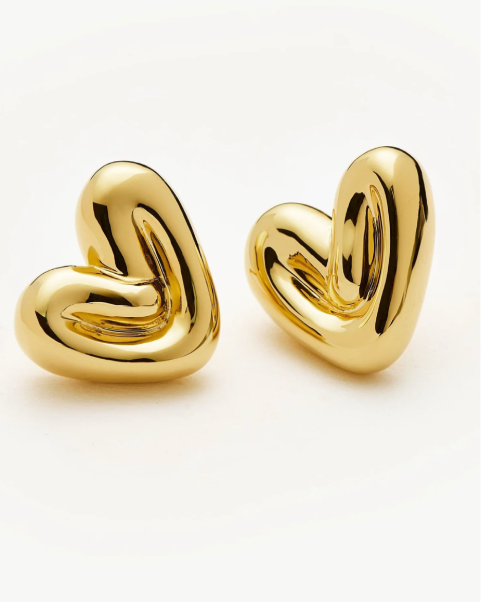 Missoma puffy hearts earrings