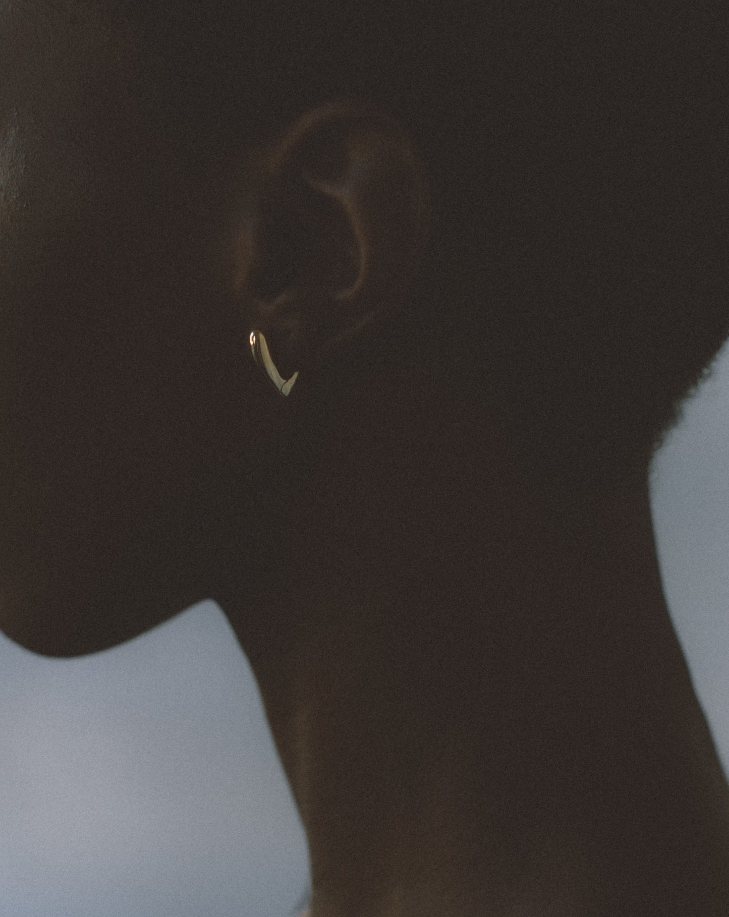 heart hoops gold small by annika inez