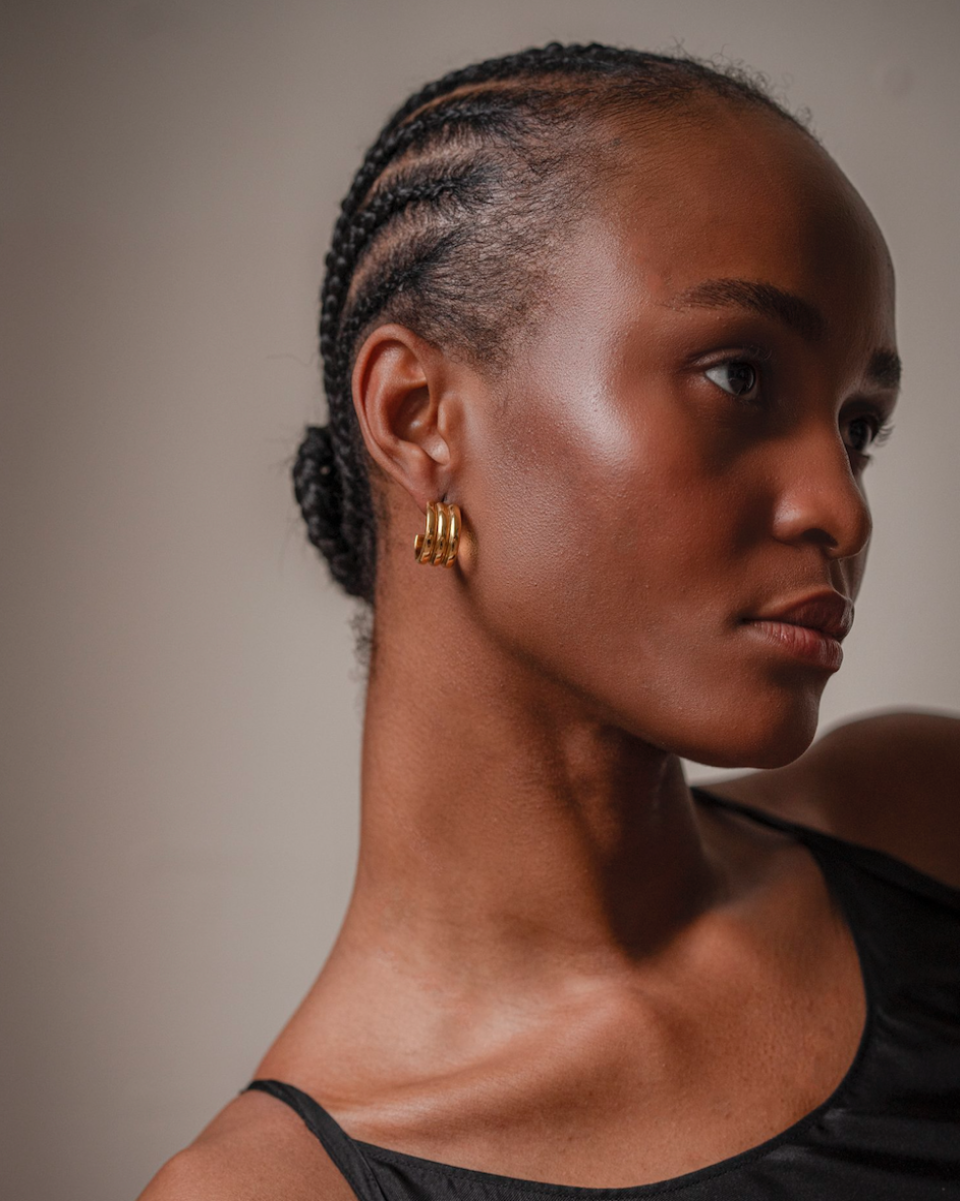 Ruddock rizzo hoops gold