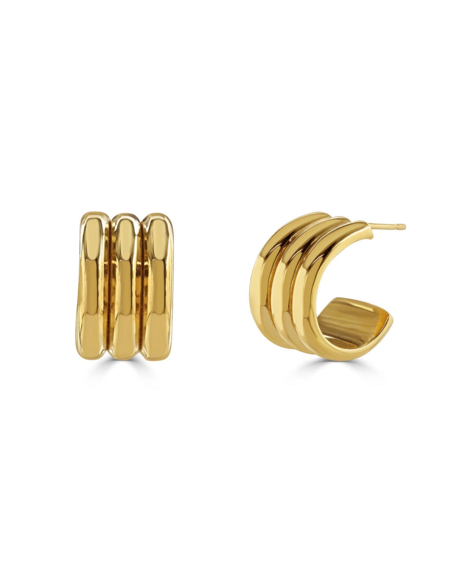 ruddock rizzo hoop earrings gold