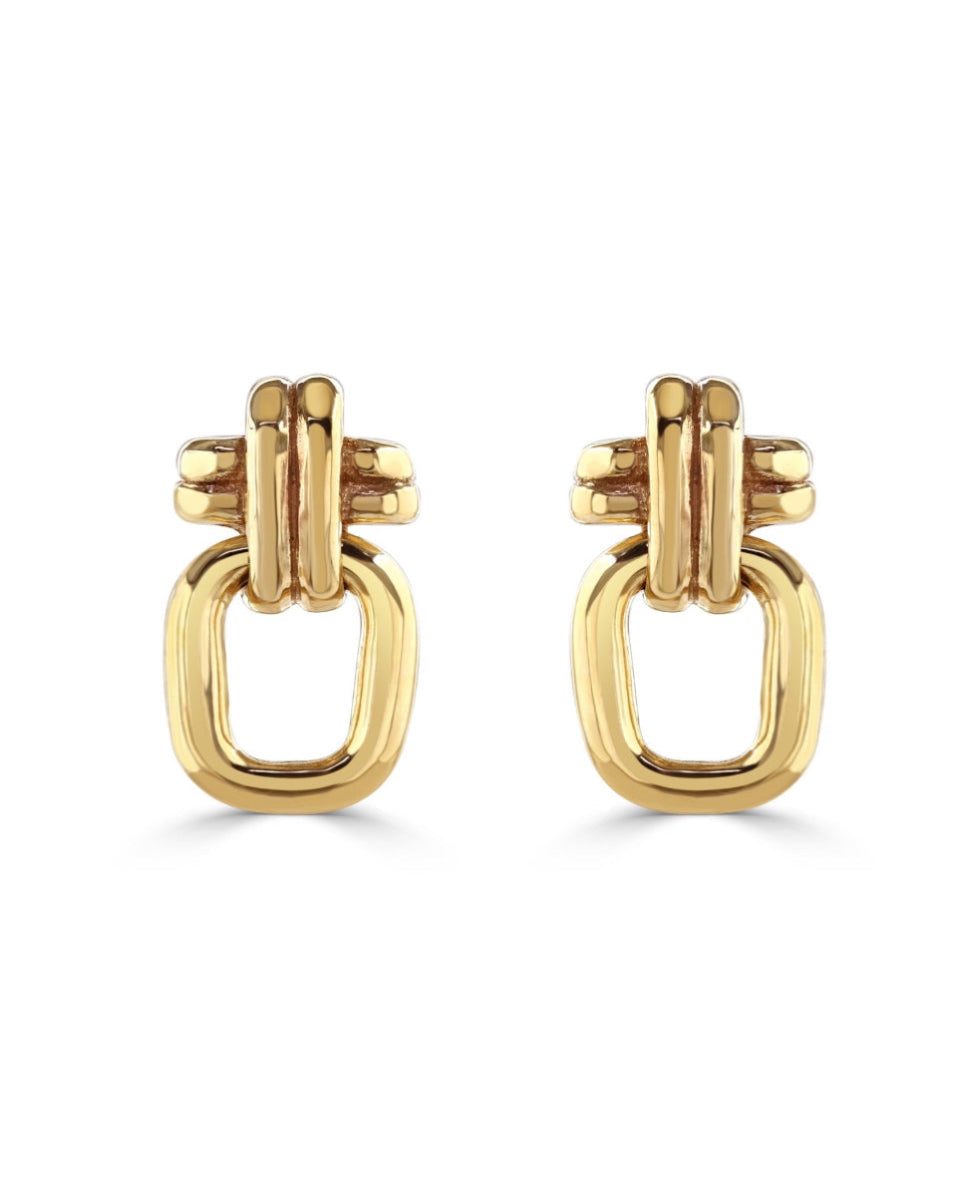 Ruddock veda earrings gold