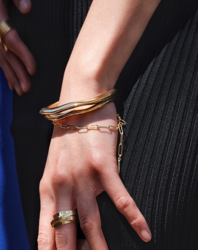 18k Gold Vermeil With Love Annex Link Bracelet – by charlotte